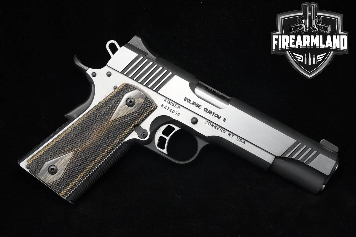 Kimber Eclipse Custom II 45 ACP 1911 5" 1911 Kimber-Custom 2 +ORIG CASE