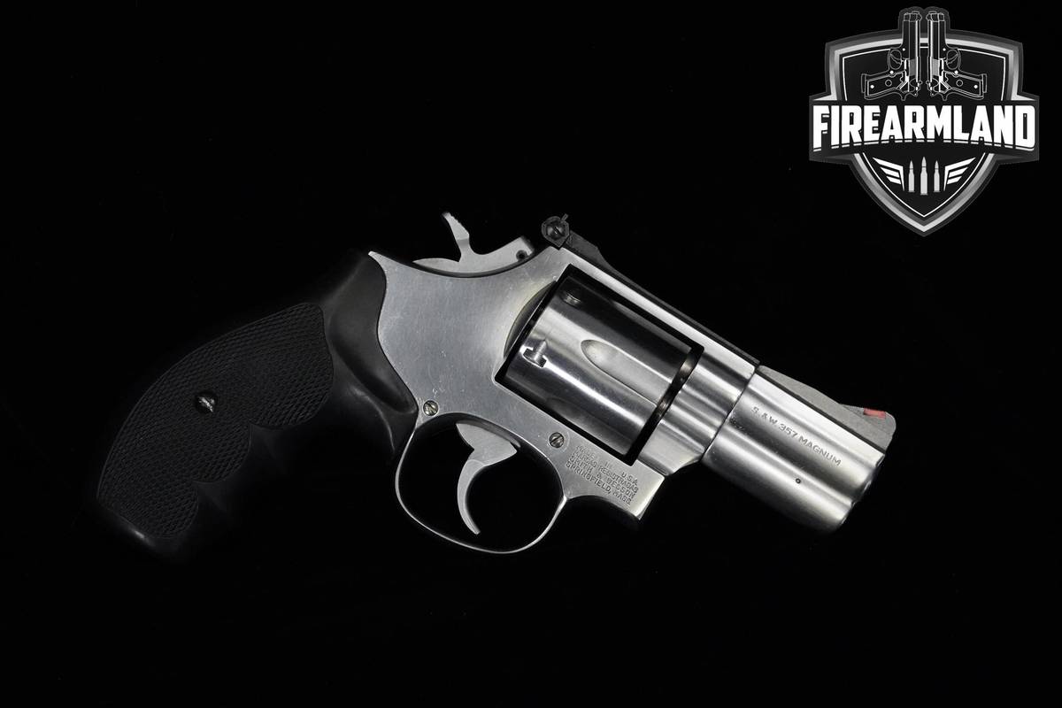 1986 Smith & Wesson (S&W) Model 686 357 Magnum 2.5" Stainless Steel S&W 686