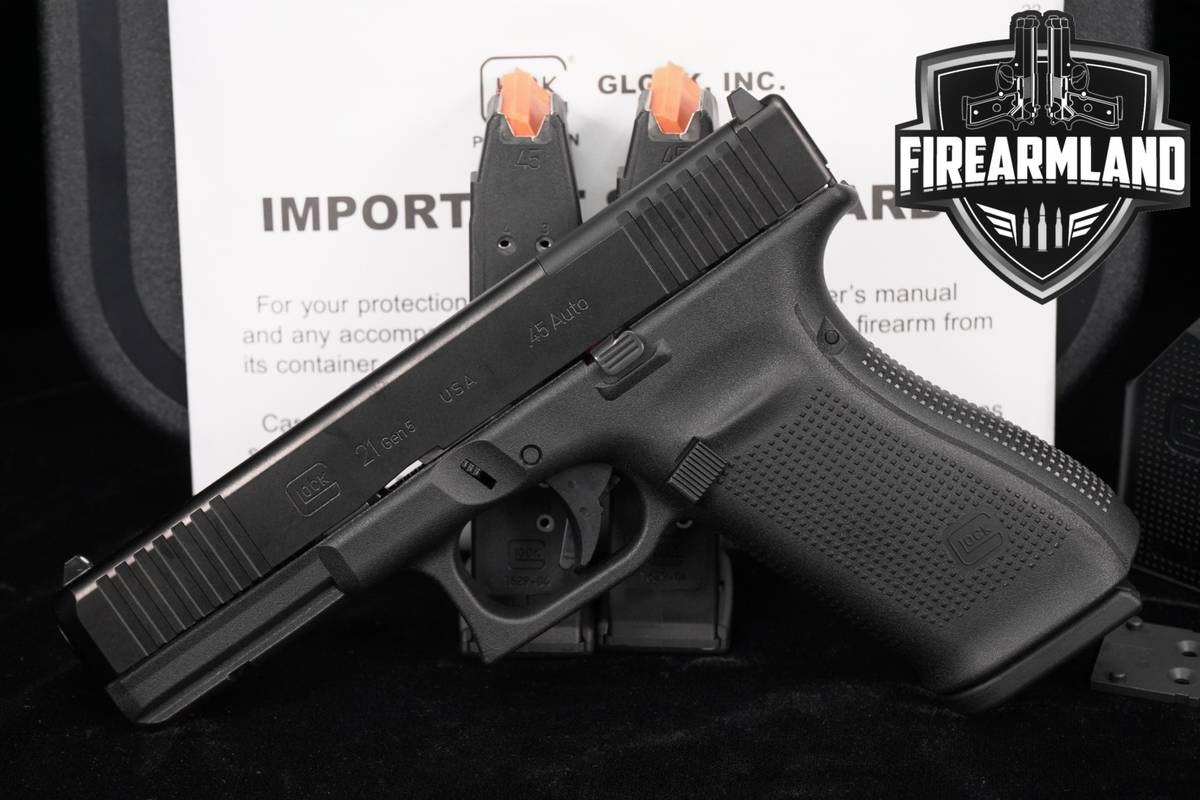 Glock 21 Gen5 MOS G21 Gen 5 45 ACP 4.61 +3 MAGS & ORIG CASE