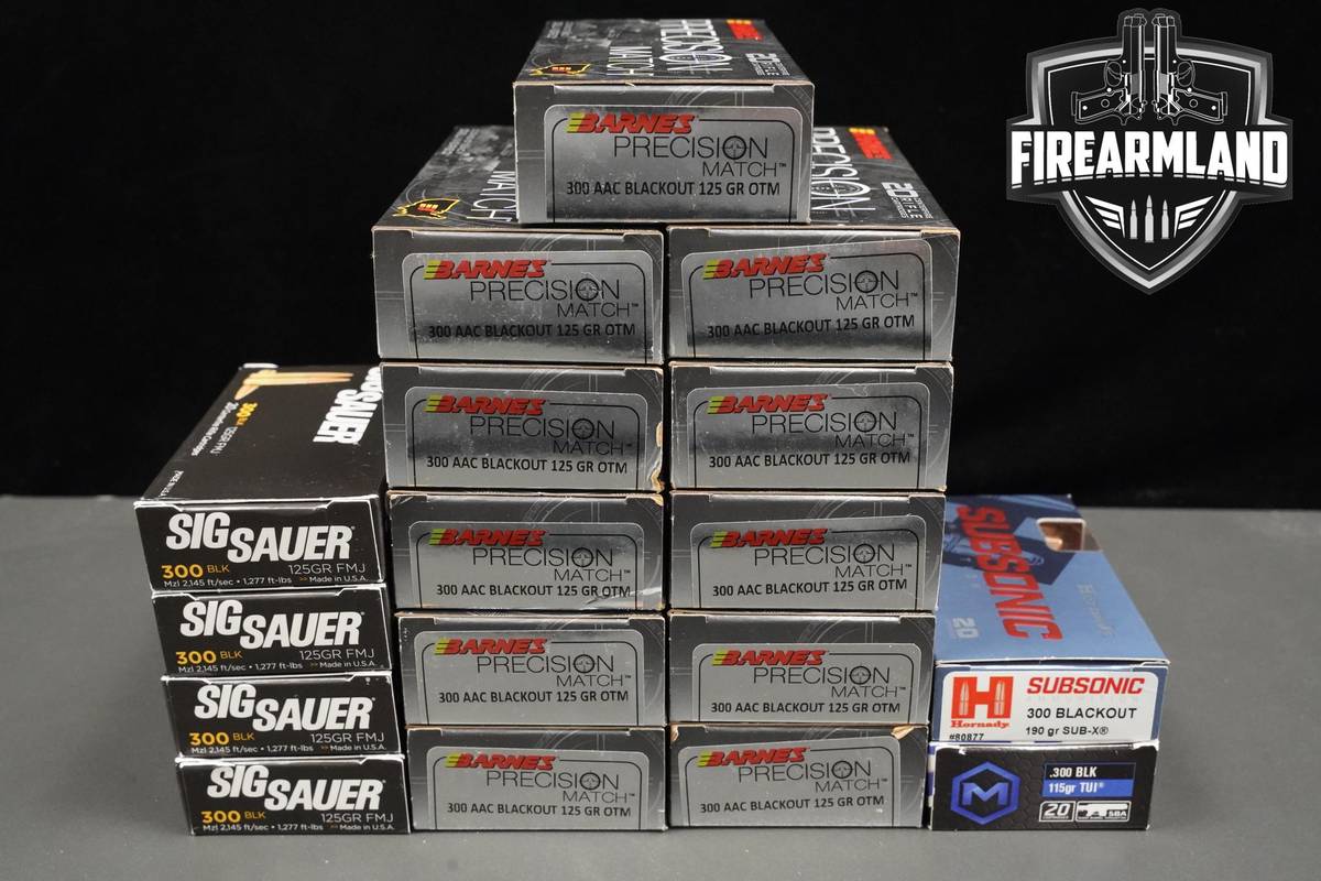 300 AAC Blackout Ammo 300-AAC-Blackout Ammunition 340 ROUNDS