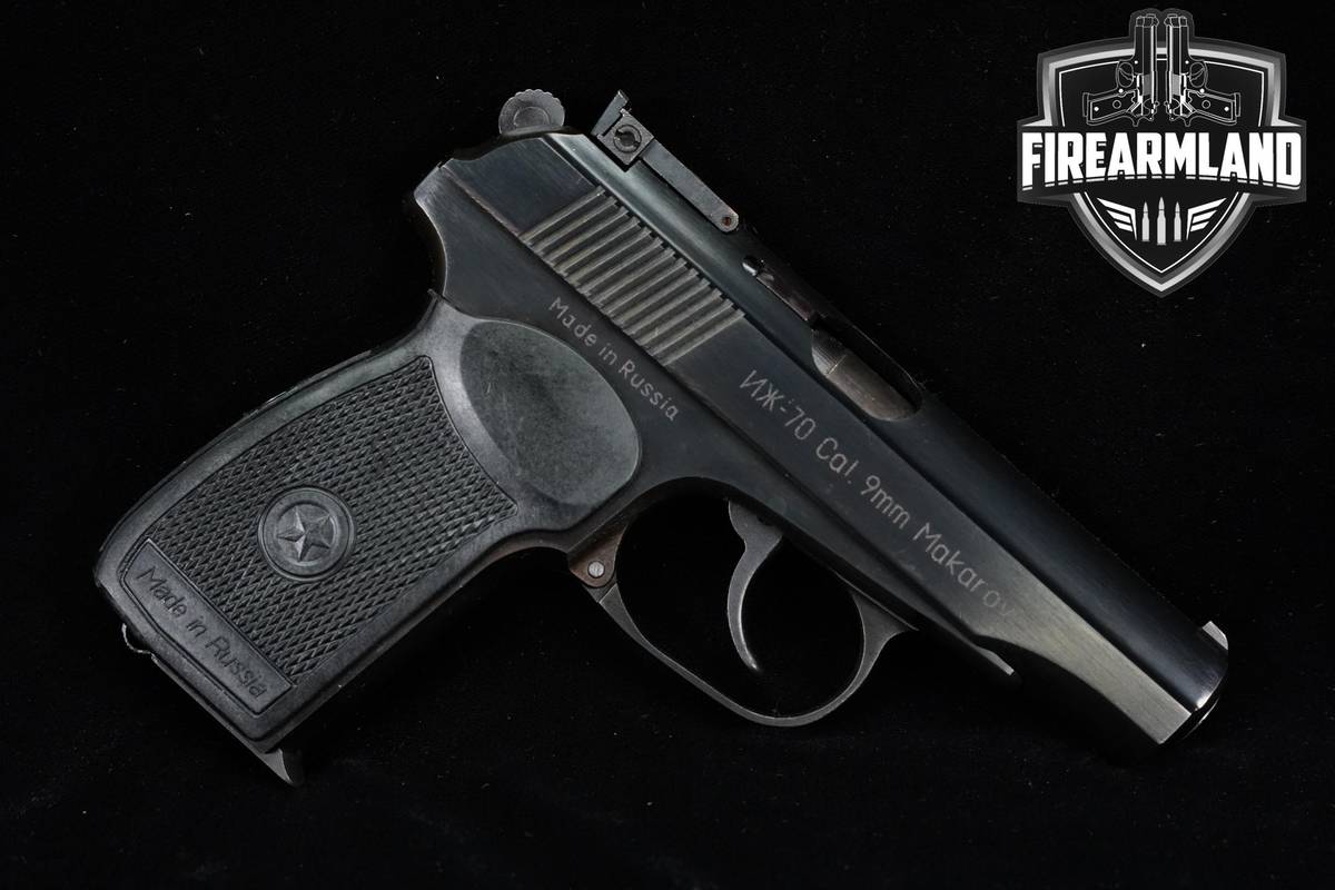 1994 Izhevsk IJ-70-18A 9x18mm-Makarov PM 3.68" Blued +2 MAGS & HOLSTER