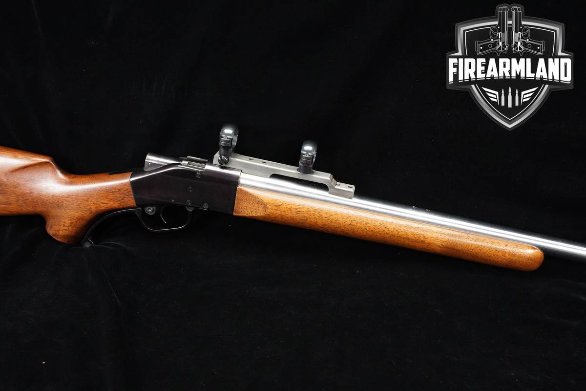 CUSTOM Artistic Arms Sharps-Borchardt 220 Swift 26" Stainless & Walnut
