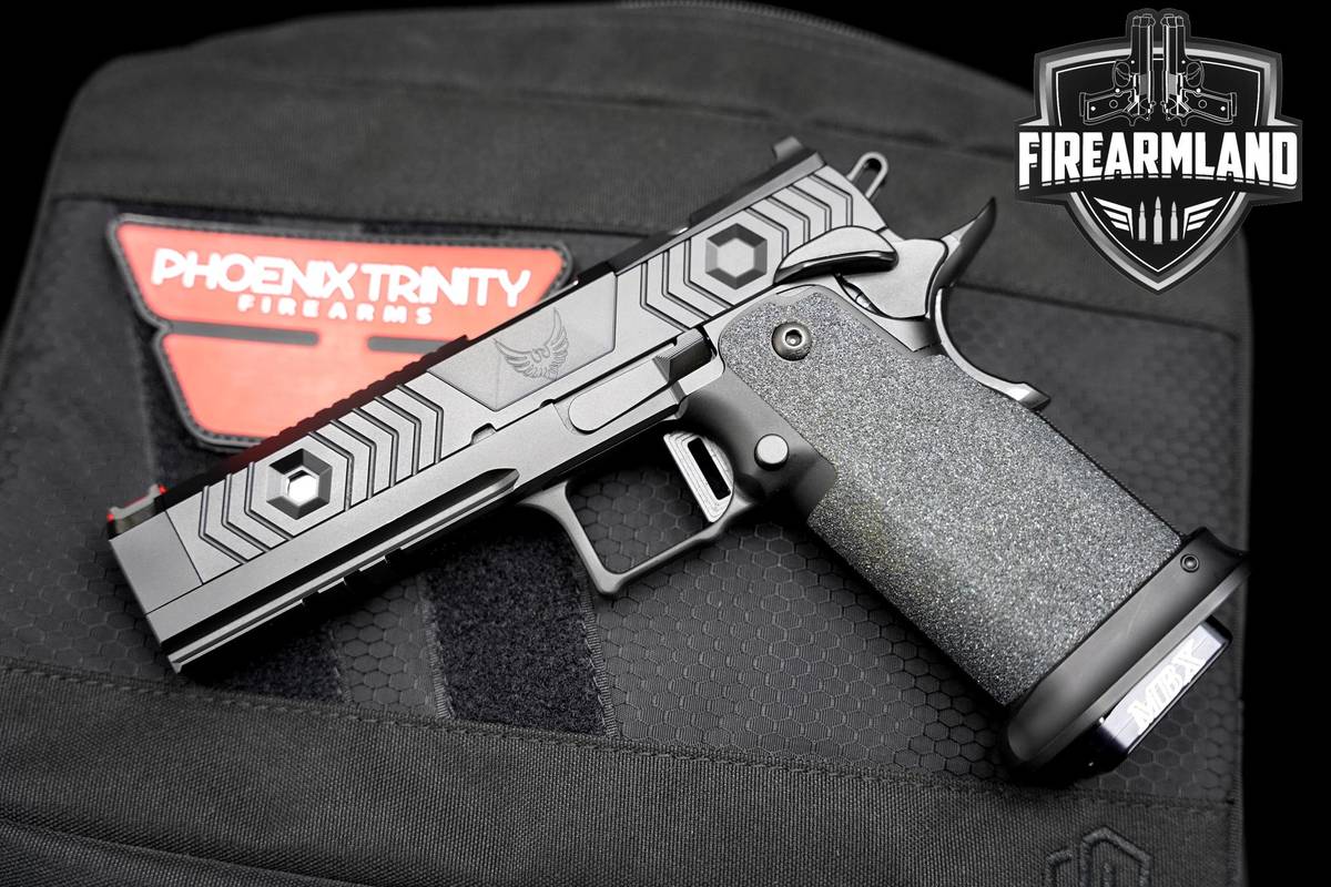 GRAIL GUN Phoenix Trinity H-Tac 9mm 2011 4.25" H-Tac 1911 2MAGS & ORIG CASE