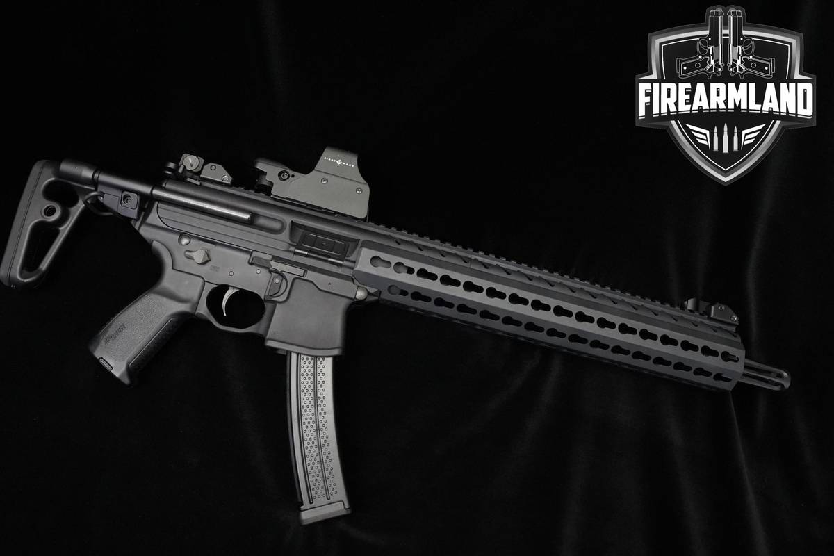Sig Sauer MPX Carbine 9mm 16" Black Anodized Sig-Sauer MPX ORIG BOX & OPTIC