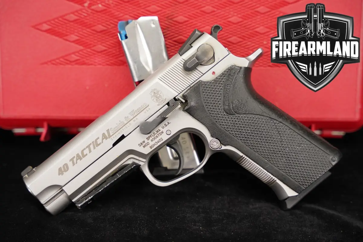 Smith & Wesson Model 4006TSW 3rd Gen 40 S&W 4" 4006-TSW +2 MAGS, CASE