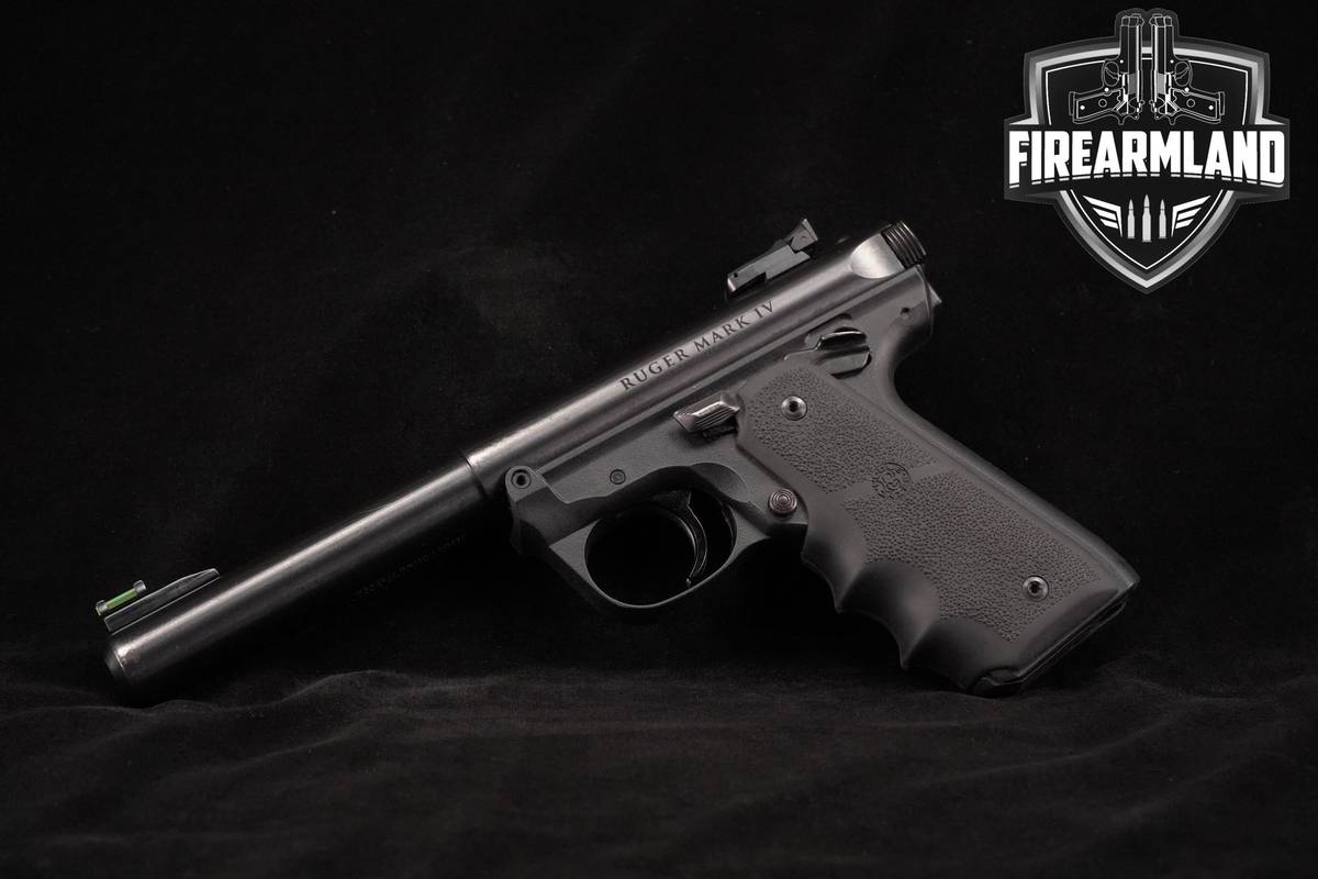 Ruger Mark IV 22/45 Target 22LR 5.5" Blued Mk-4 MKIV +4 MAGS, OG CASE
