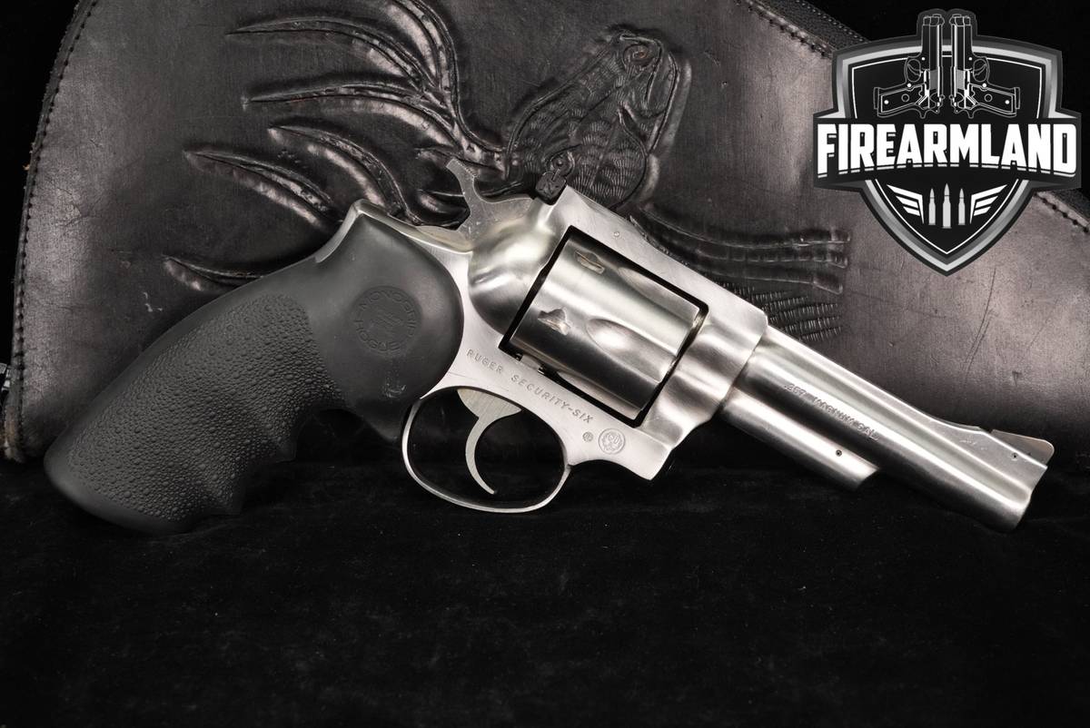 Ruger Security-Six 357 Magnum 4" Brushed Stainless Sec6 S6 +CASE