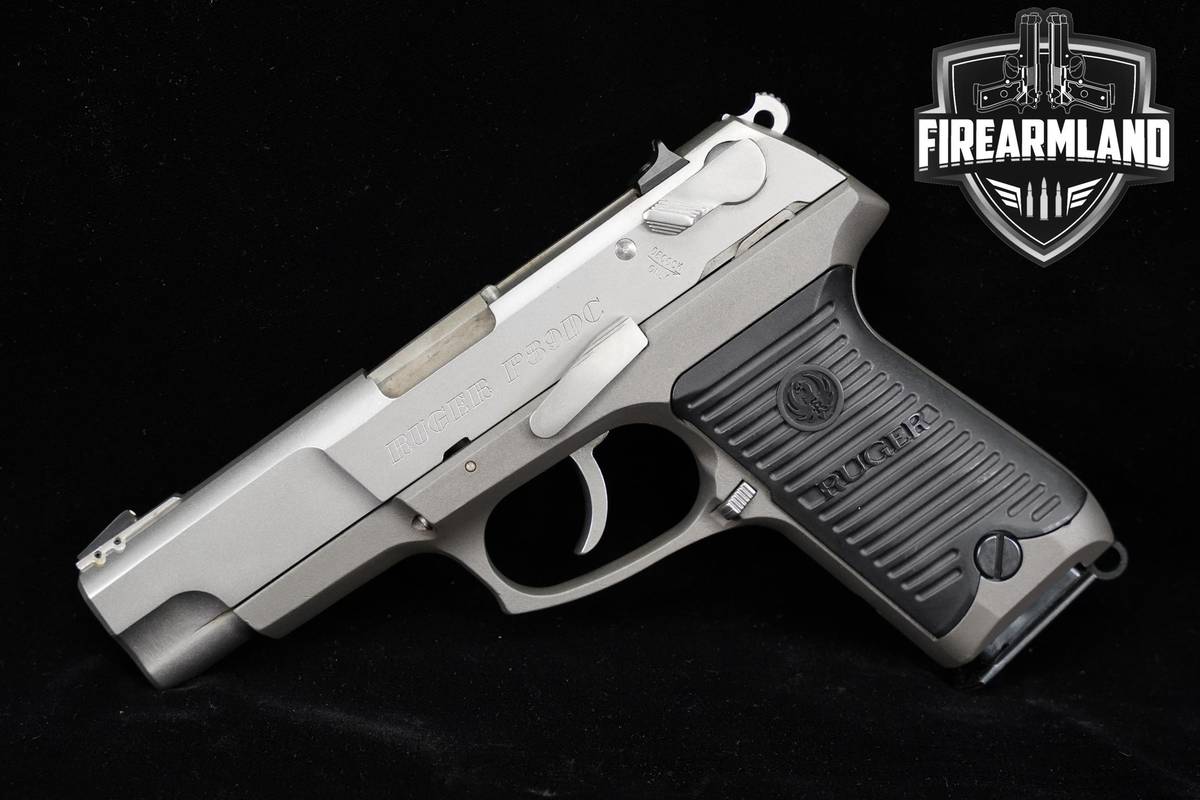 1994 Ruger P89DC 9mm 4.5" Two-Tone Stainless & Gray P-89 DC +5 MAGS