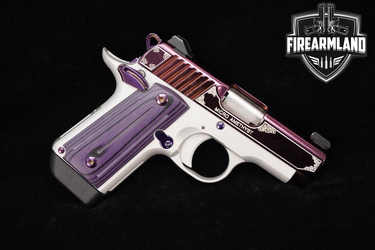 Kimber Micro380 Amethyst 380 ACP 1911 2.75" Purple PVD Micro 380 +ORIG CASE
