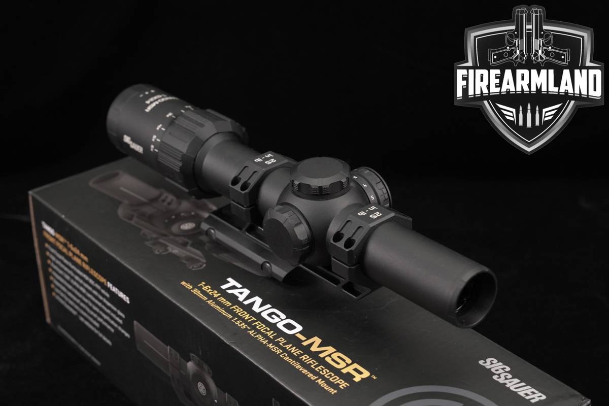 Sig Sauer Tango-MSR 1-6x24 30mm Tube Size MOA Illuminated BDC-FFP Scope