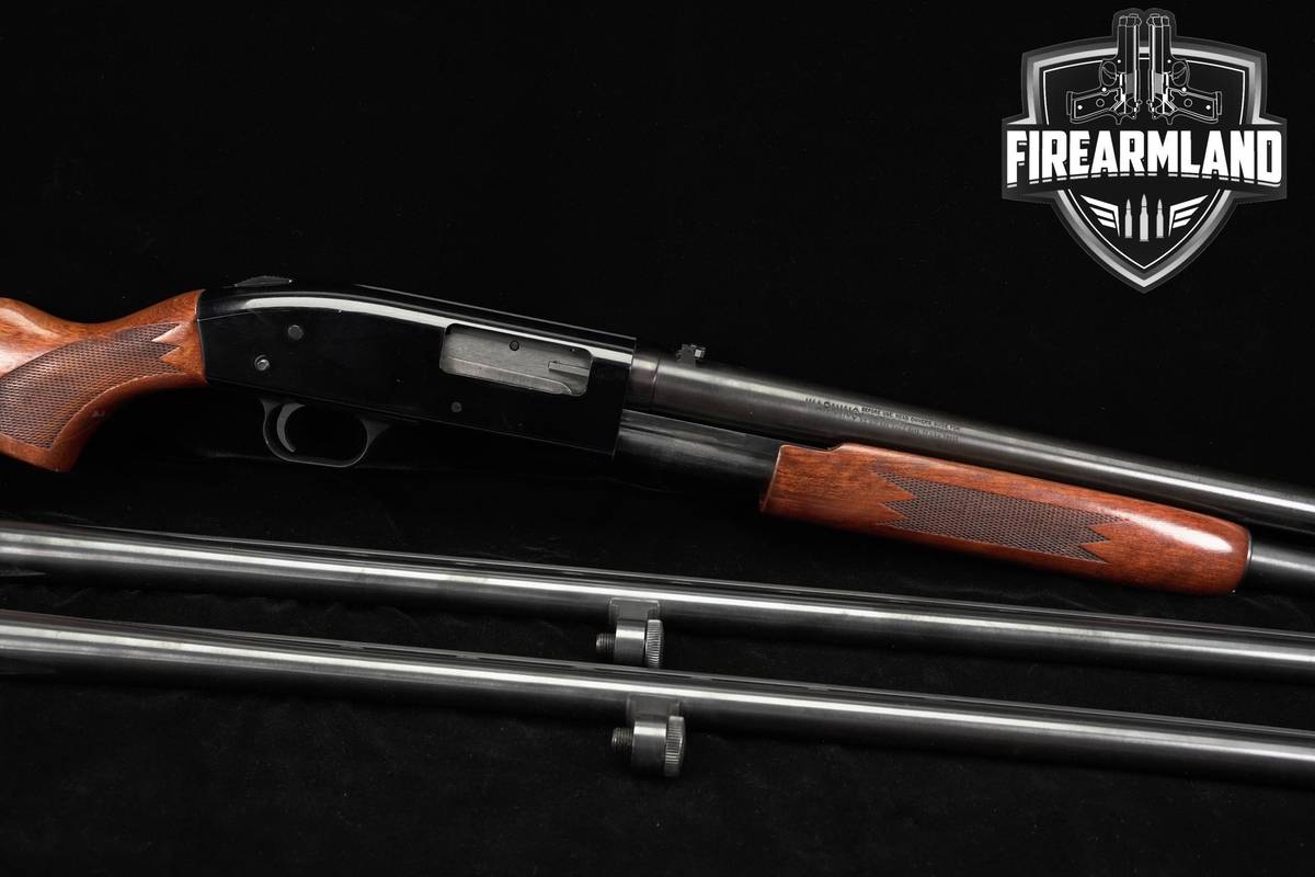 RIFLED BARREL Mossberg 500A 12-Gauge 24" Blued & Hardwood +OPTIC