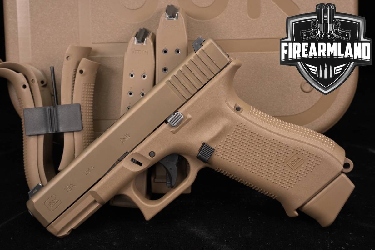 Glock 19X G19X 9mm 4.02" Coyote +3 MAGS & ORIG CASE