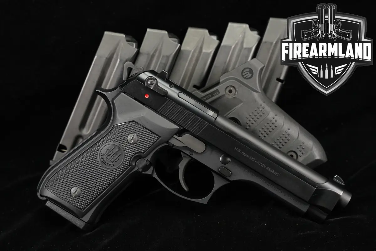 Beretta M9 9mm 4.9" M-9 +5 MAGS, EXTRAS