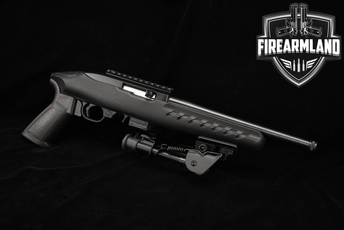 Ruger 22 Charger 22LR 10" THREADED +BIPOD