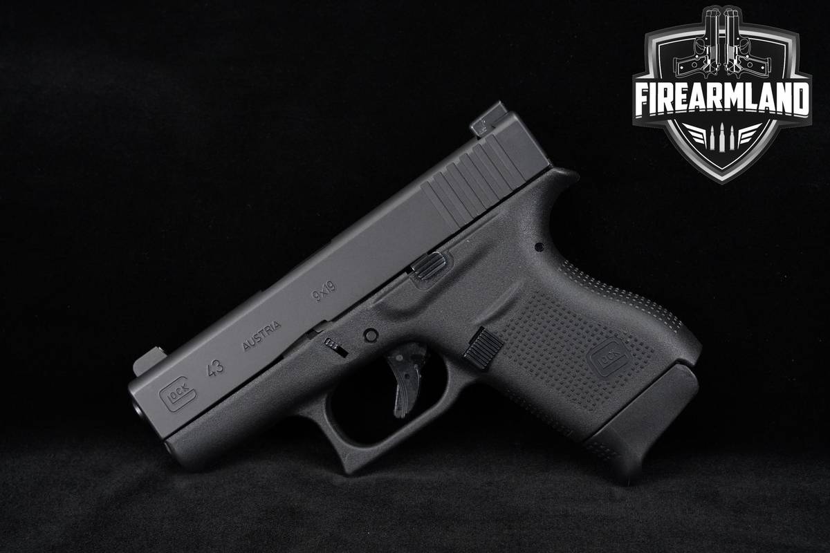 AUSTRIAN Glock G43 Gen 4 9mm 3.41" G 43 Gen4 +2 MAGS & HOLSTER