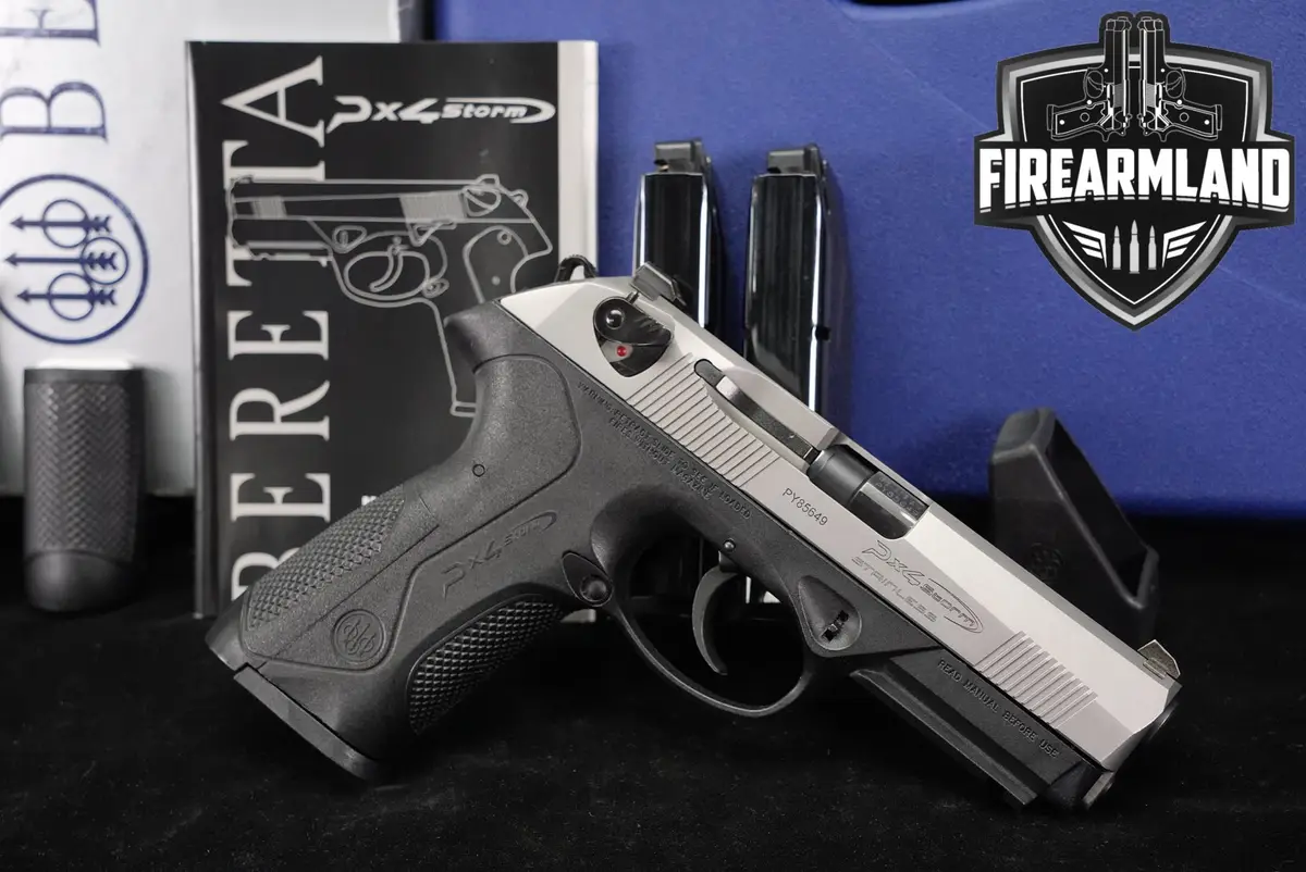 Beretta PX4 Storm Full-Size Type F Inox 40 S&W PX 4 +3 MAGS & ORIG CASE