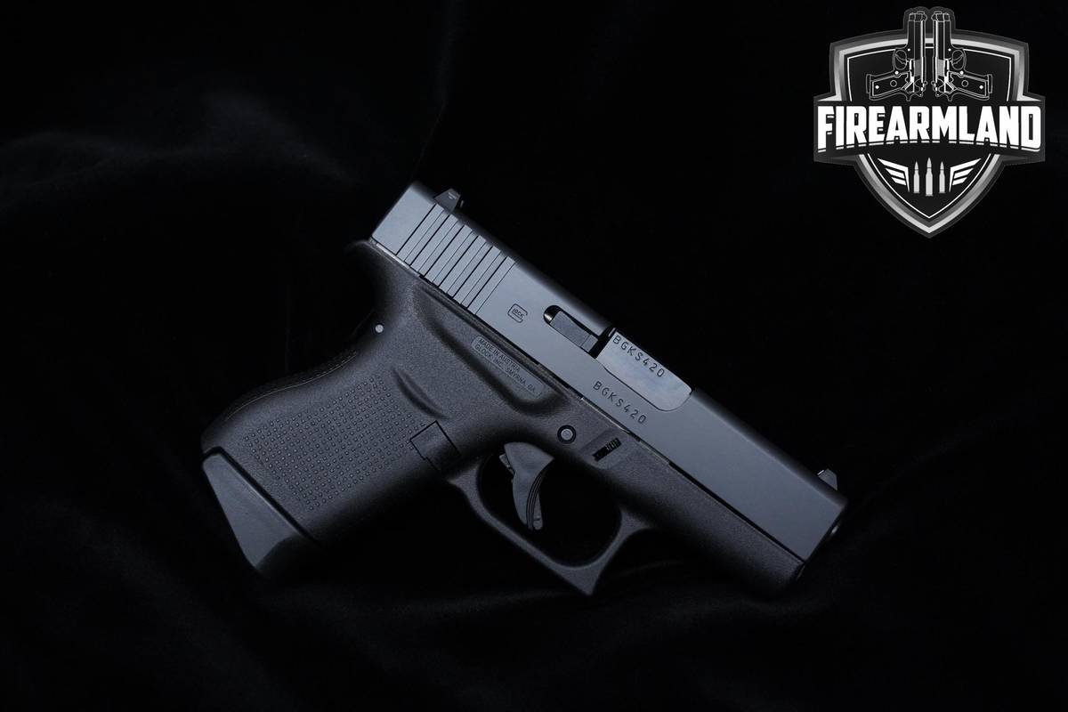 Glock 43 9mm 3.41" 43 Glock G43 +3 MAGS & ORIG CASE