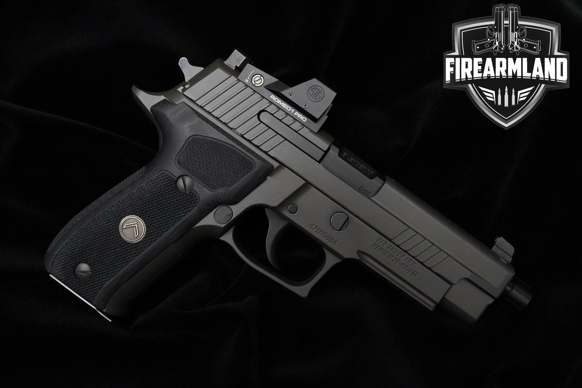 LIKE-NEW Sig Sauer P226 LEGION 9mm 5" Cerakote Threaded +3 MAGS & OPTIC