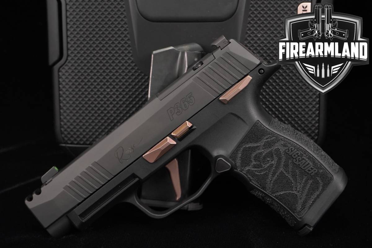 Sig Sauer P365-XL Comp ROSE 9mm Optics-Ready P 365 PORT +2 MAGS, ORIG CASE