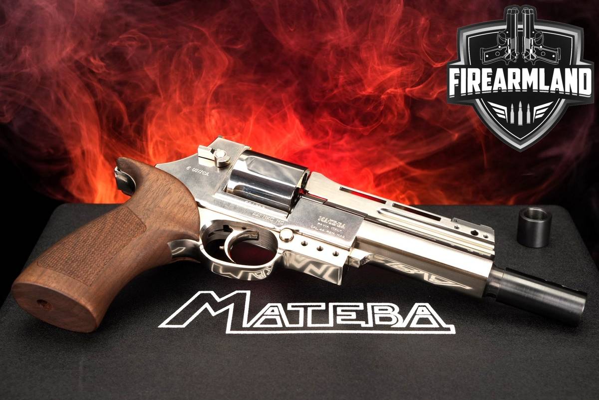 UBER RARE Mateba 6 Unica 44 Rem Mag 5" AUTO-REVOLVER +ORIG CASE