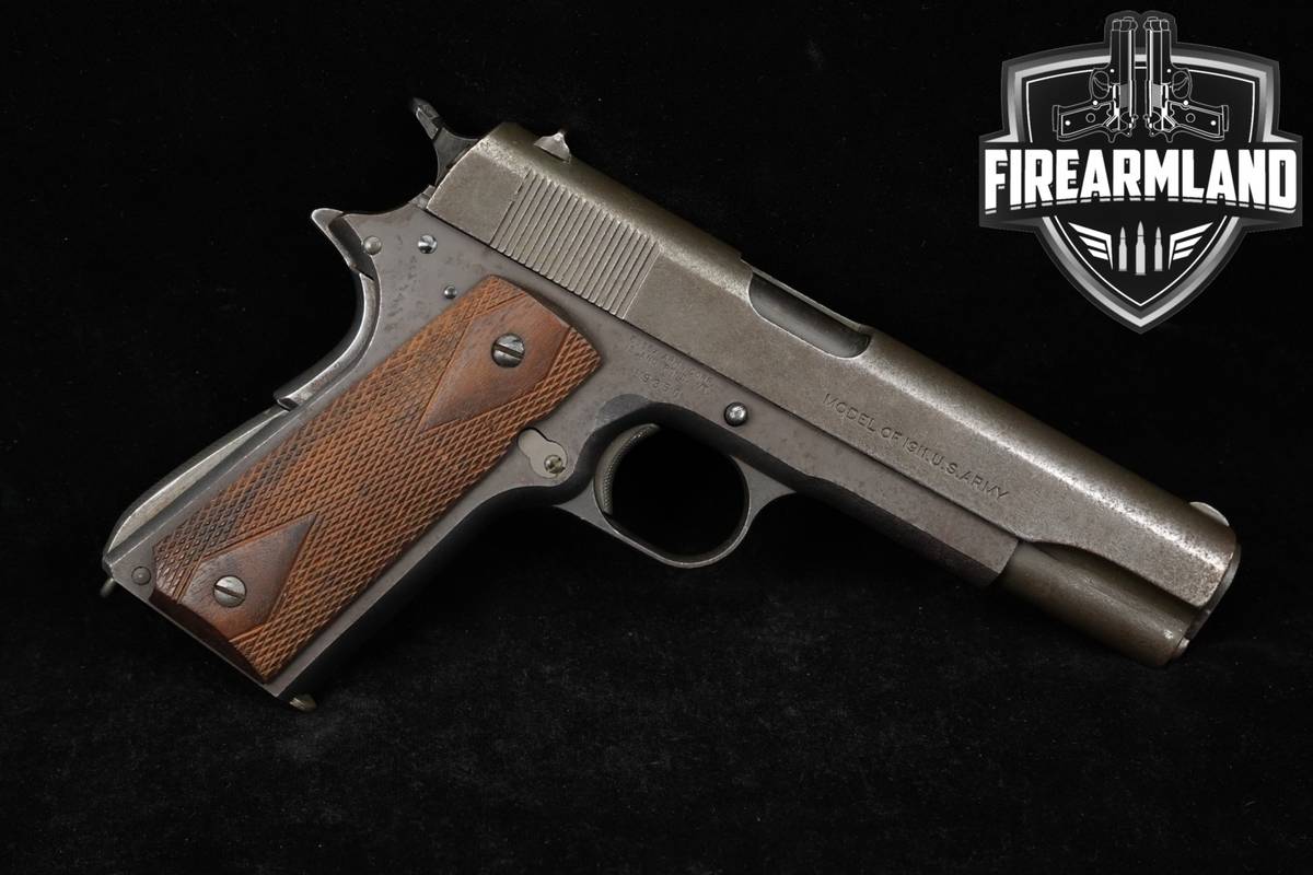 WWI-ERA 1913 Essex Arms Corp M1911A1 Colt MODEL OF 1911 U.S ARMY Slide 5"
