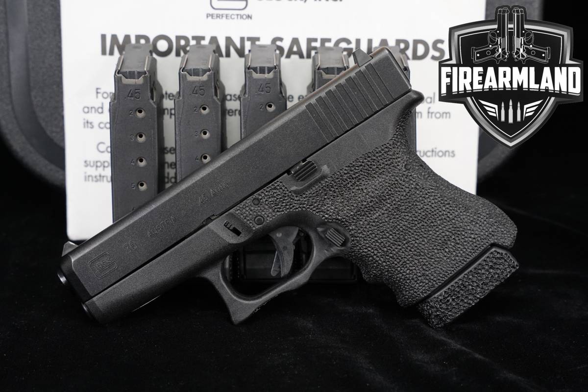 Glock 36 Gen3 45 ACP G36 Gen-3 +6 MAGS & ORIG CASE