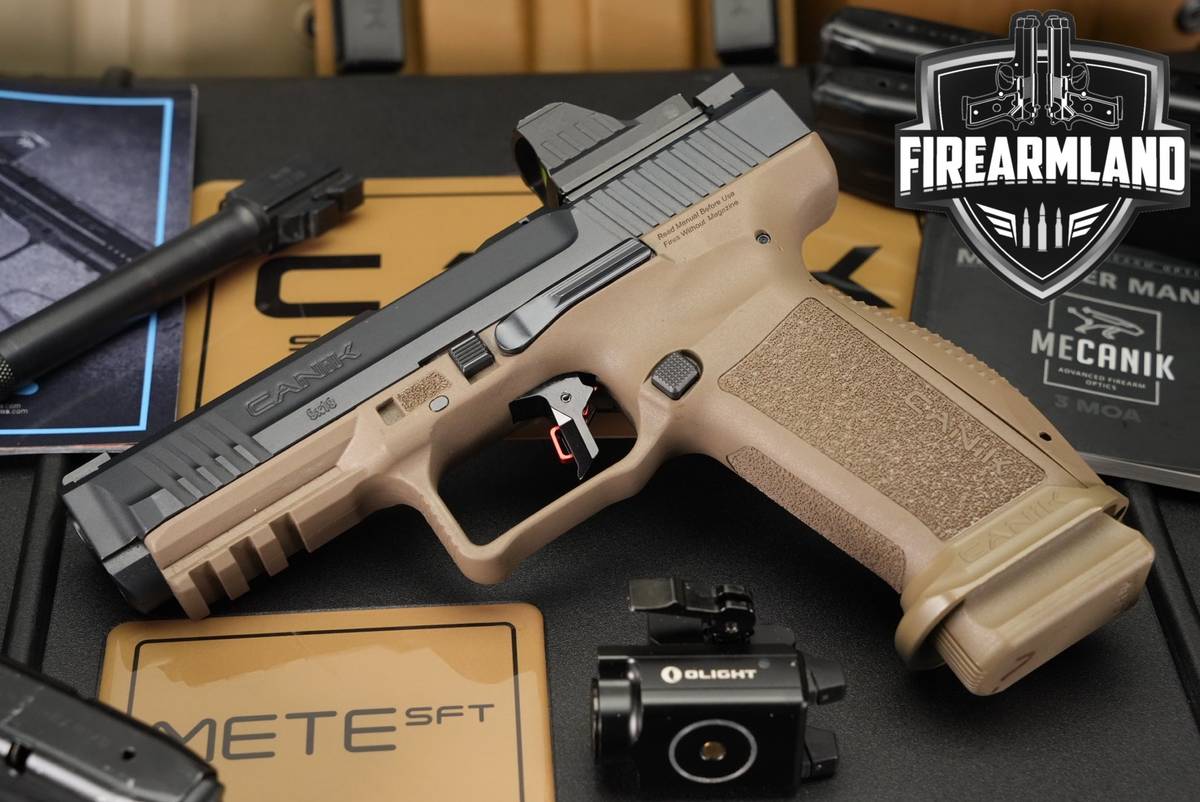 Canik METE SFT Loadout Package 9mm 4.47" Two-Tone FDE +4 MAGS & ORIG CASE