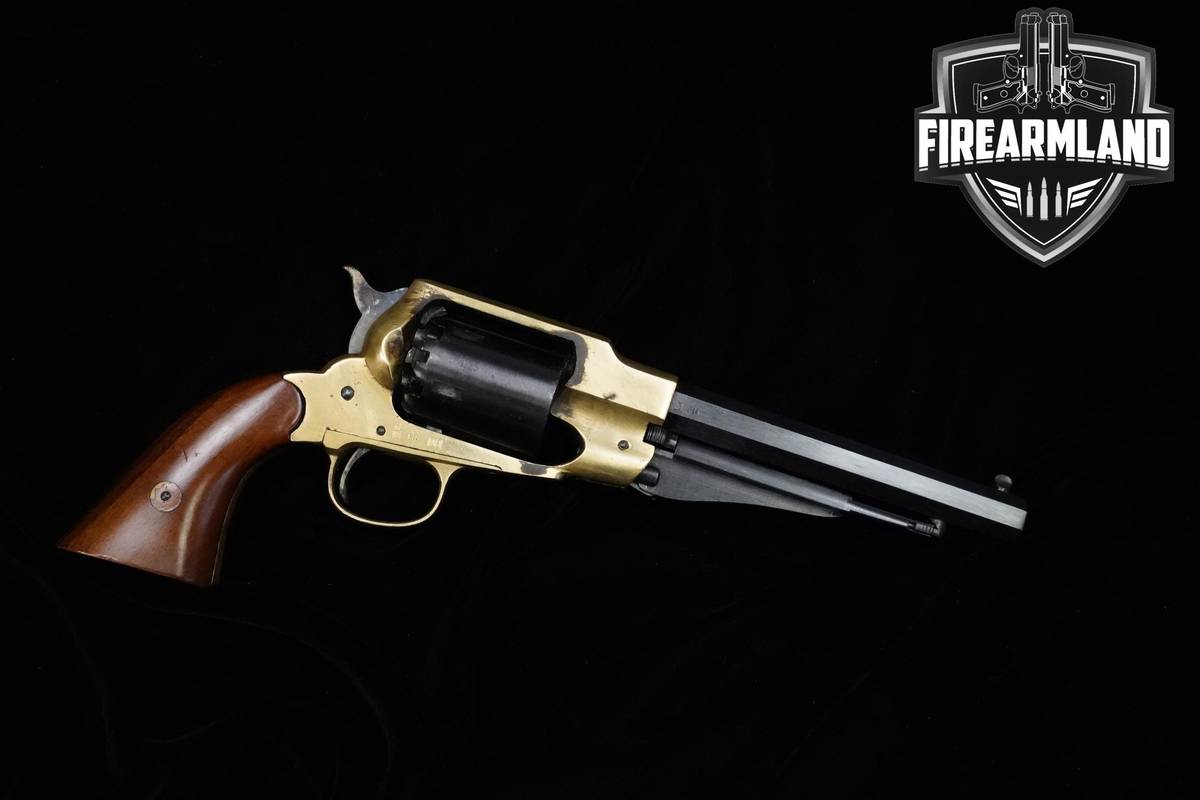 1978 P FIE Remington 1858 Navy .36 Black Powder 6.5" Blued FIE Italy