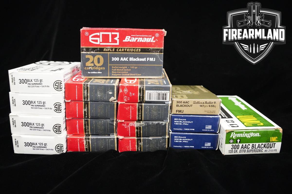 300 Blackout Ammo 300-BLK-AAC Ammo 340 ROUNDS
