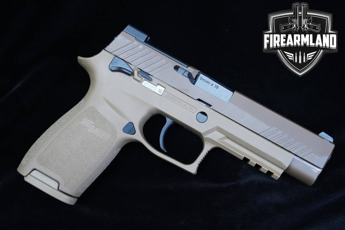 Sig Sauer P320 M17 9mm Coyote nPVD Sig-Sauer P320 P-320 +4 MAGS & ORIG CASE