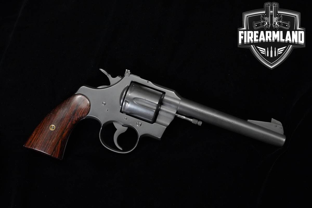 1964 Colt Officers Model Match 38 Special 6" Parkerized Colt-OMM