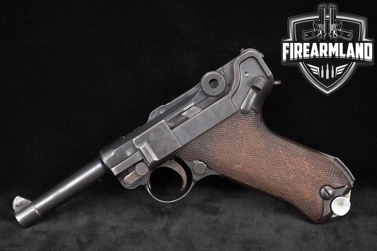 1921-1923 DWM Luger P.08 Alphabet Commercial Export Marked 'GERMANY' 3.75"