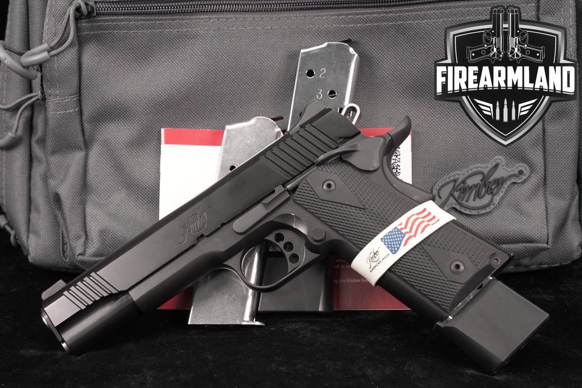 Kimber Custom LW 45 ACP 1911 5" +3 MAGS & ORIG BOX