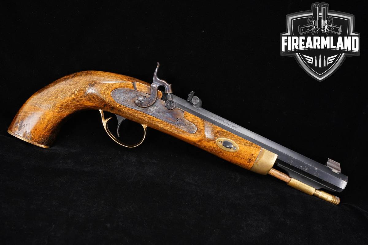CVA Hawken Pistol Percussion .50 Caliber 9.75" Blued & Hardwood