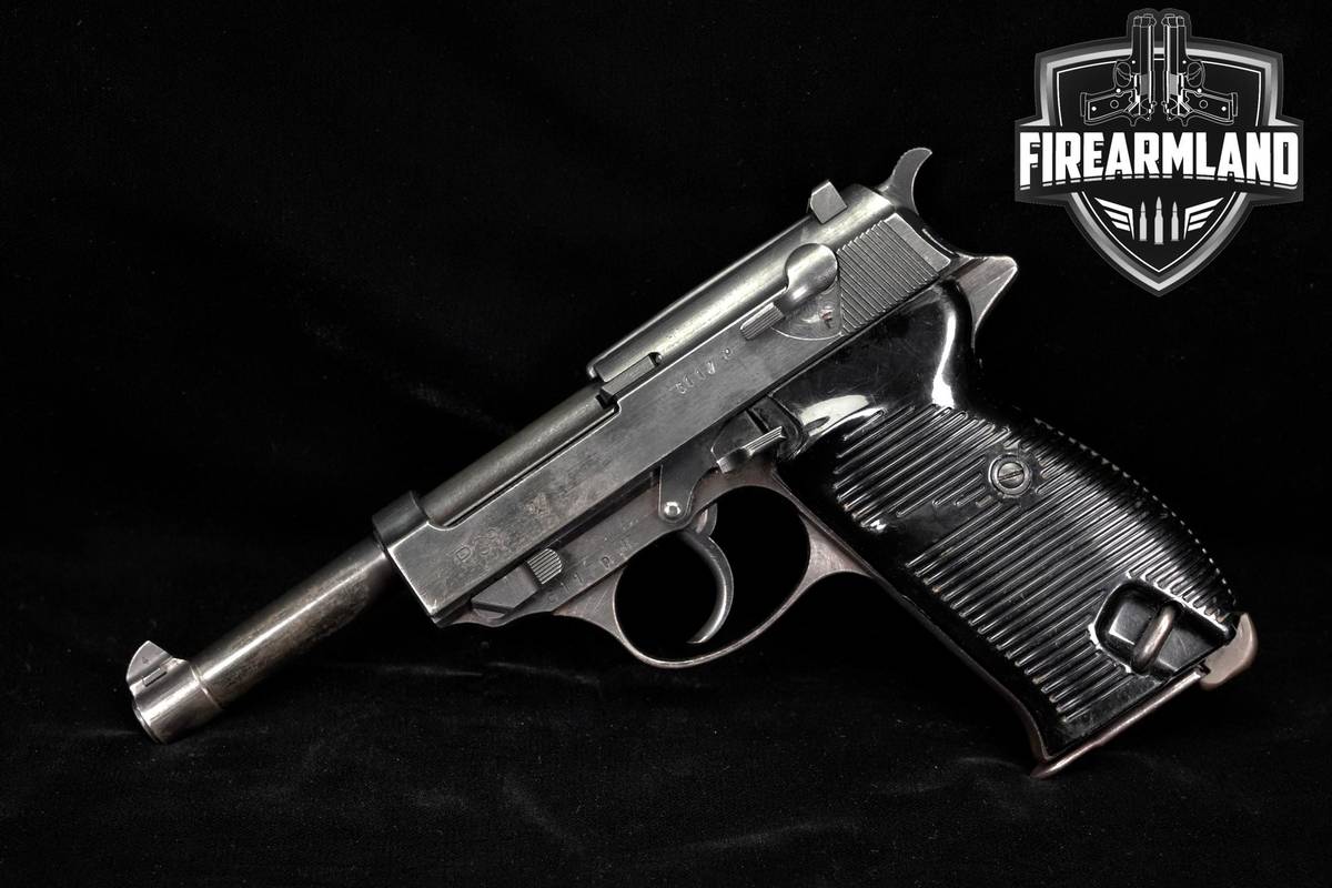 1943 German WW2 Mauser P.38 Byf 43 9mm 4.9" Blued P 38 DA/SA