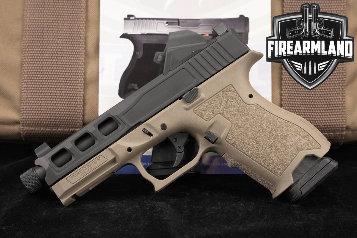Palmetto State Armory PSA Dagger Compact Optics-Ready THREADED 9mm FDE