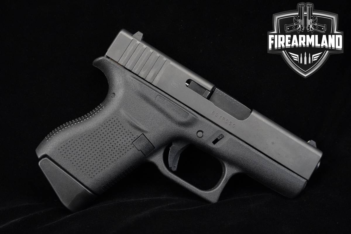 Glock 43 Slimline 9mm Glock G43 G-43 +2 MAGS & ORIG CASE