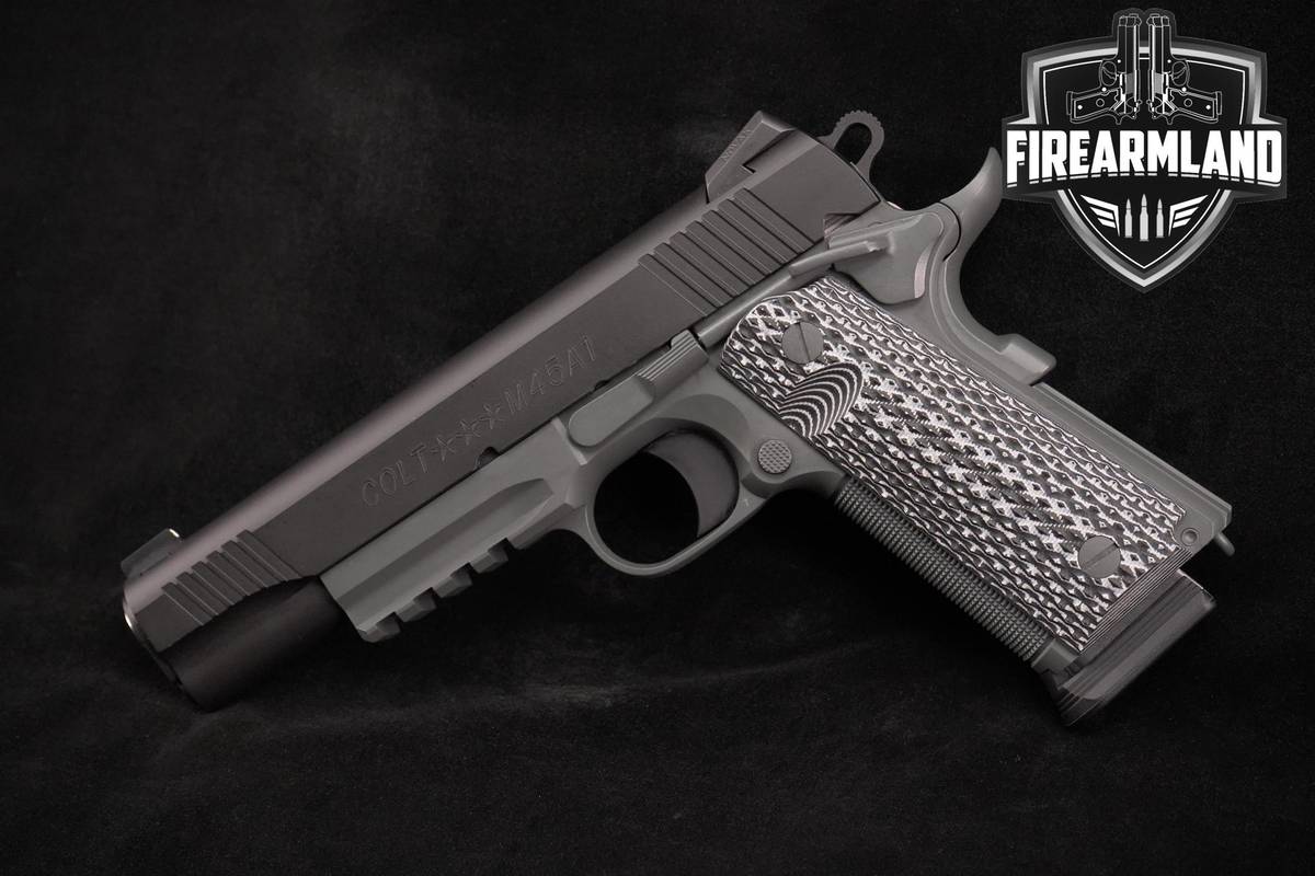 Colt M45A1 CQB Government Model 45-ACP 1911-A1 Two-Tone-Grey ORIG-CASE