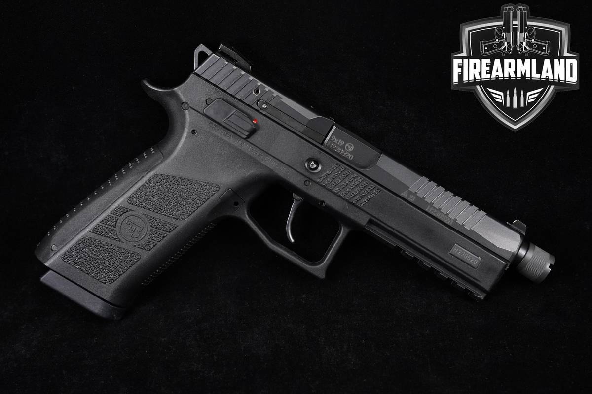 CZ P-09 Suppressor-Ready 9mm 5.15" P09 +2 MAGS & ORIG CASE