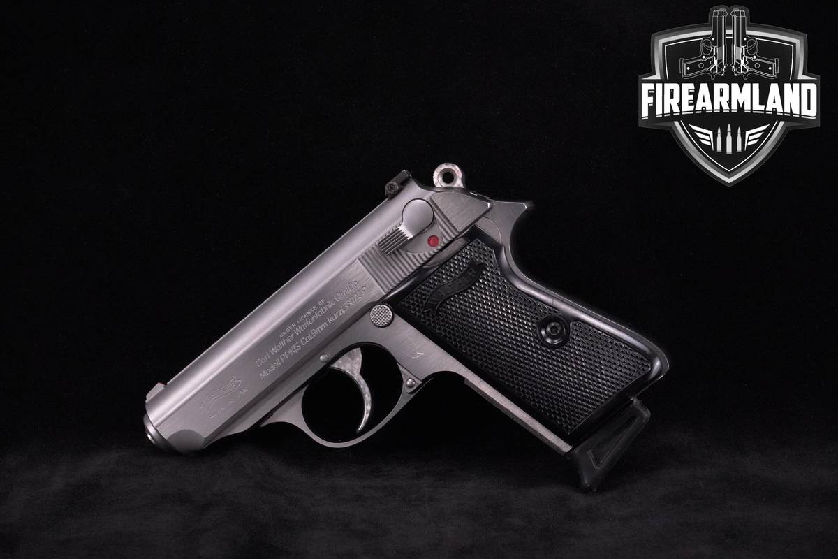 Walther PPK/S 380 ACP 3.2" Stainless Steel Walther-PPK/S 2 MAGS & ORIG CASE