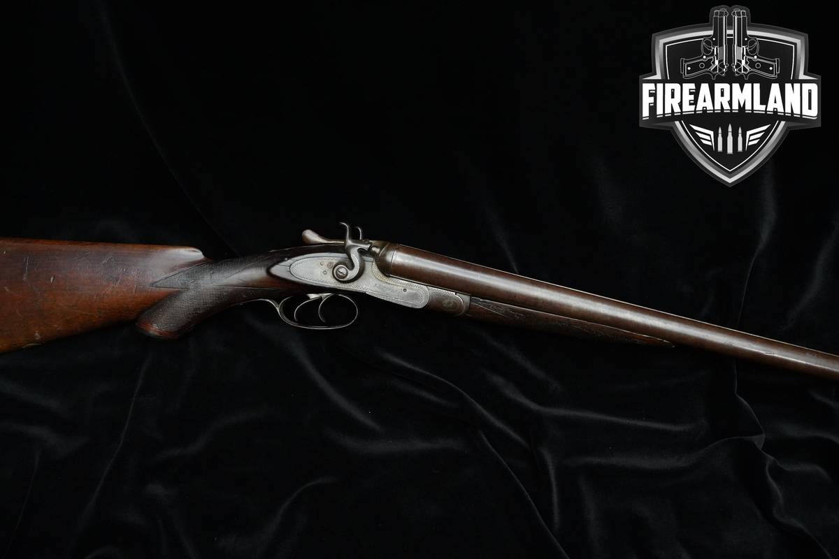 J.N. (JN) Scott Double Barrel Hammer Shotgun 16-Gauge 32" Blued COLLECTOR