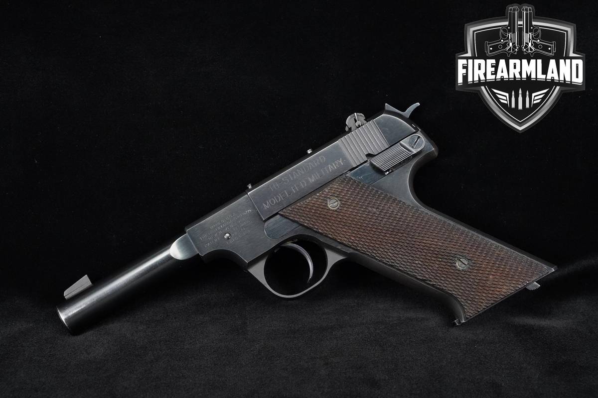 High Standard Model H-D Military 22LR 4.5" Blued +ORIG BOX