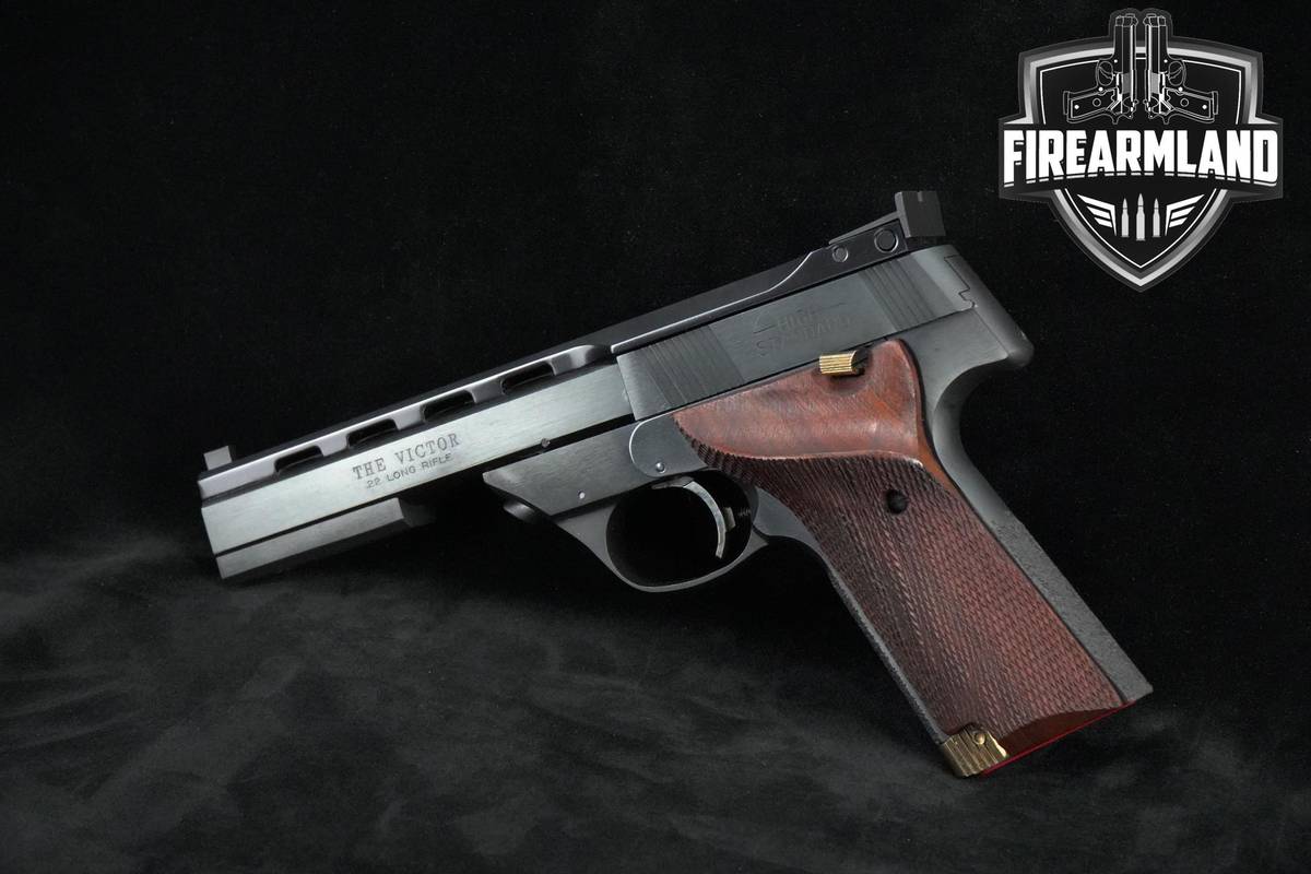 1975 High Standard The Victor 22LR 5.5" Hi-Standard Victor Military OG-BOX