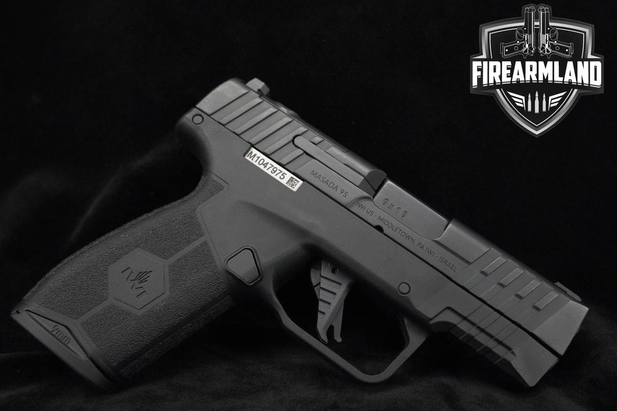 IWI Masada 9S 9mm 3.4" Black Optic-Ready +3 MAGS