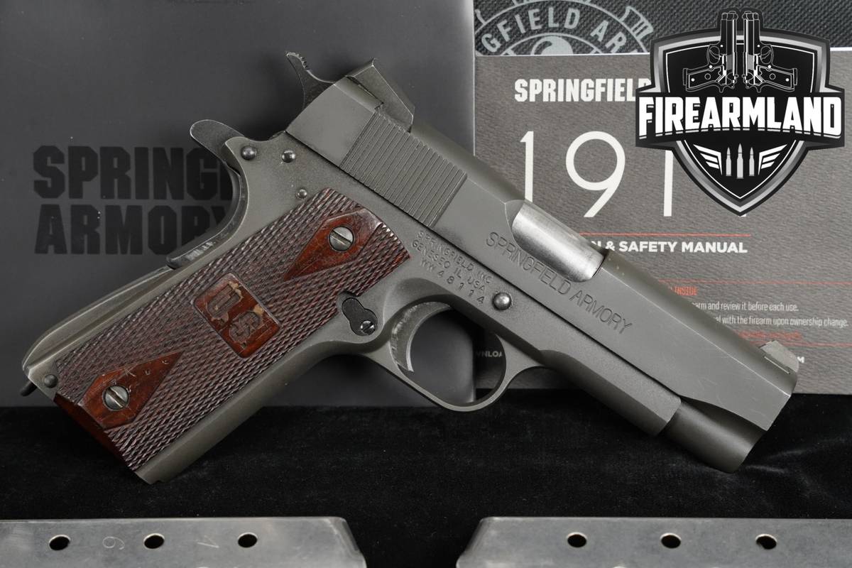 Springfield Armory 1911-A1 GI Champion 45 ACP COMMANDER +2 MAGS & ORIG BOX