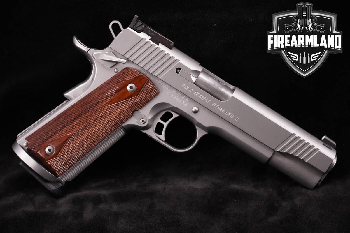 Kimber Custom Shop Gold Combat Stainless II 45-ACP 1911-A1 5" KCS