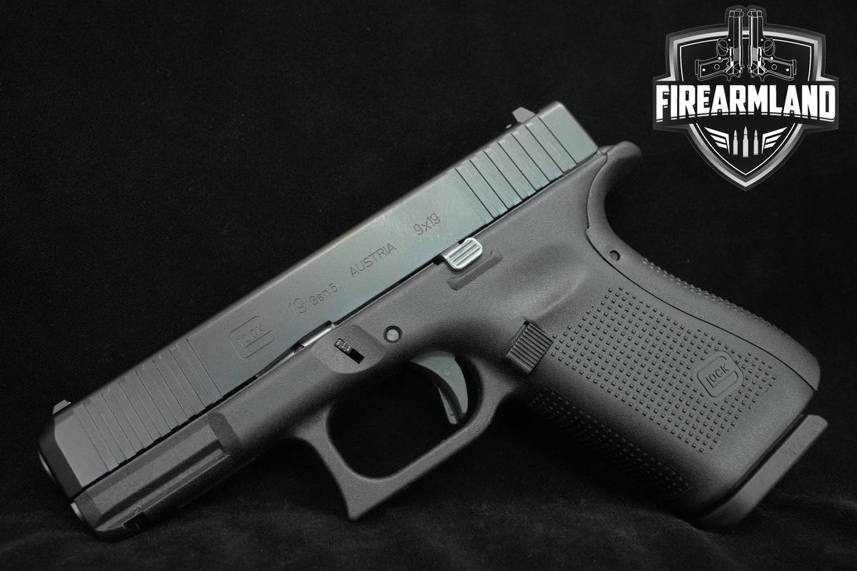Glock 19 Gen5 9mm 4.02" Black DLC Glock G19 G-19 Gen-5 +3 MAGS