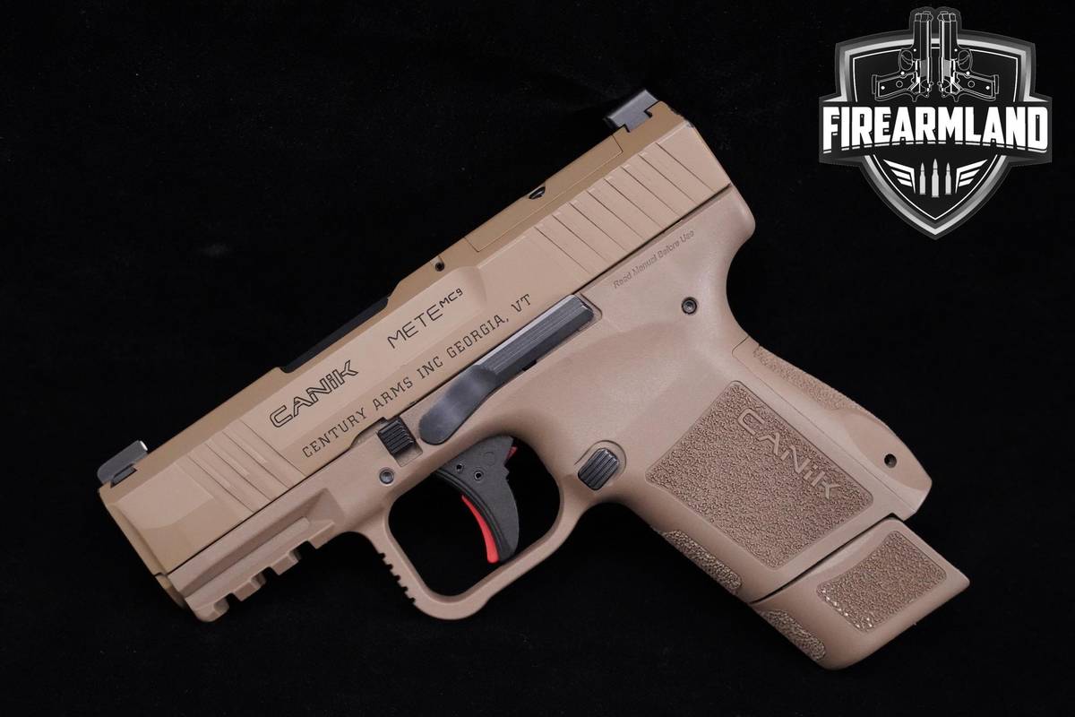 Canik Mete MC9 9mm 3.2 FDE MC-9 +2 MAGS, ORIG CASE & HOLSTER