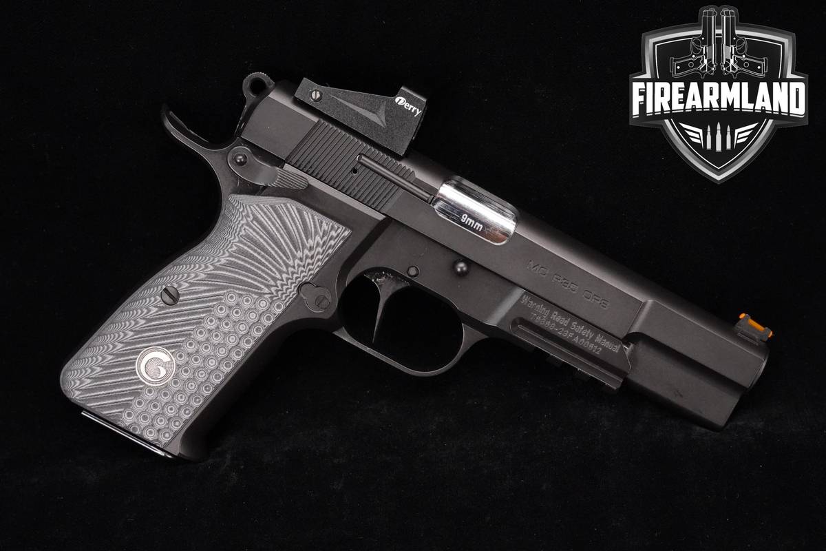 Girsan MC P35 OPS 9mm 4.87" Dark Grey +2 MAGS, ORIG CASE & OPTIC