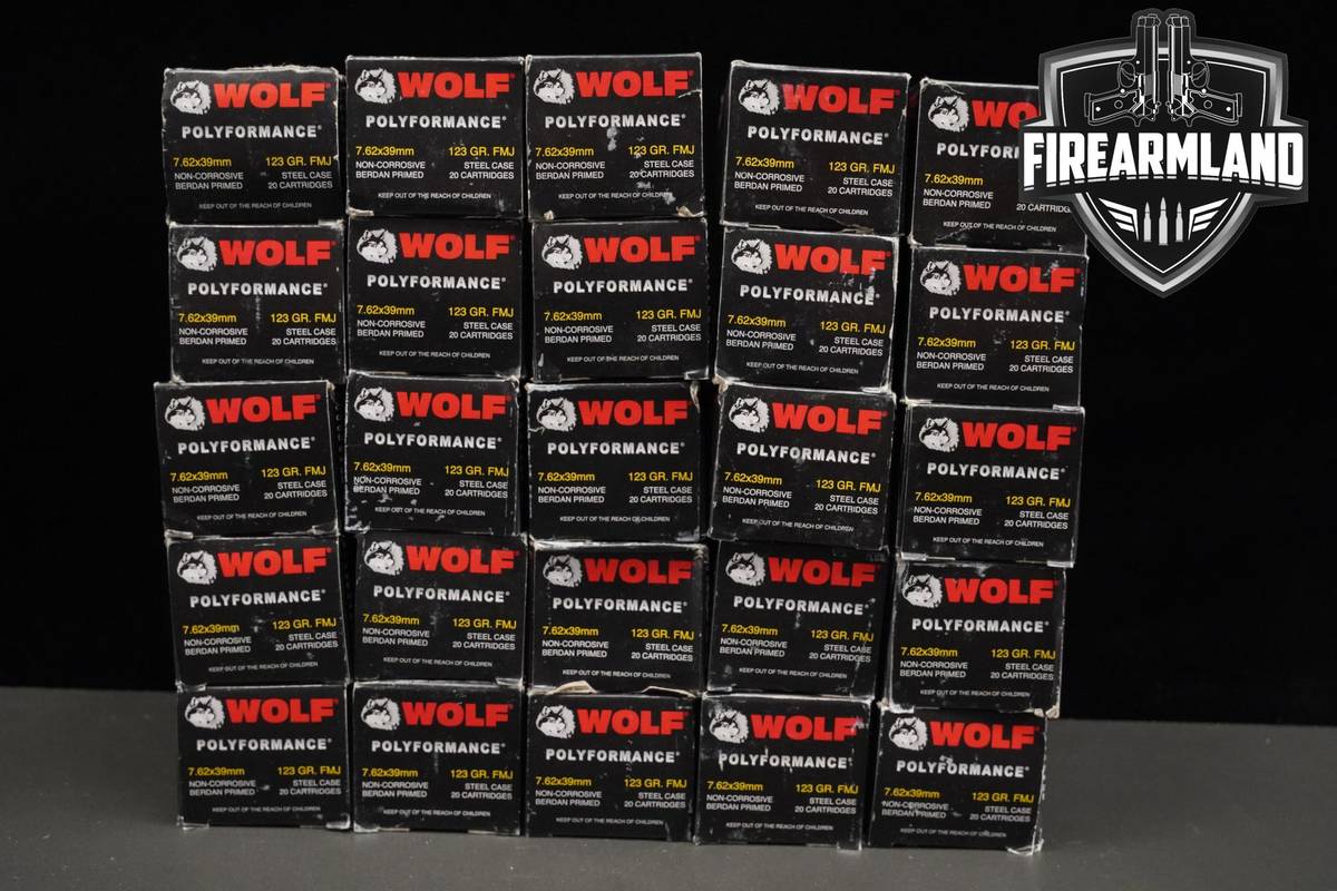 7.62X39 Ammo 7.62X39 Ammunition 500 ROUNDS